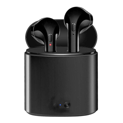 Écouteurs bluetooth de couleur Noir compatible Android et IOS - Livraison offerte