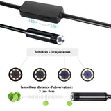 Caméra wifi HD Endoscopique pour espaces difficiles d'accès - Livraison offerte