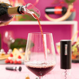 Tire-bouchon électrique rechargeable avec accessoires pour le vin - Livraison Offerte